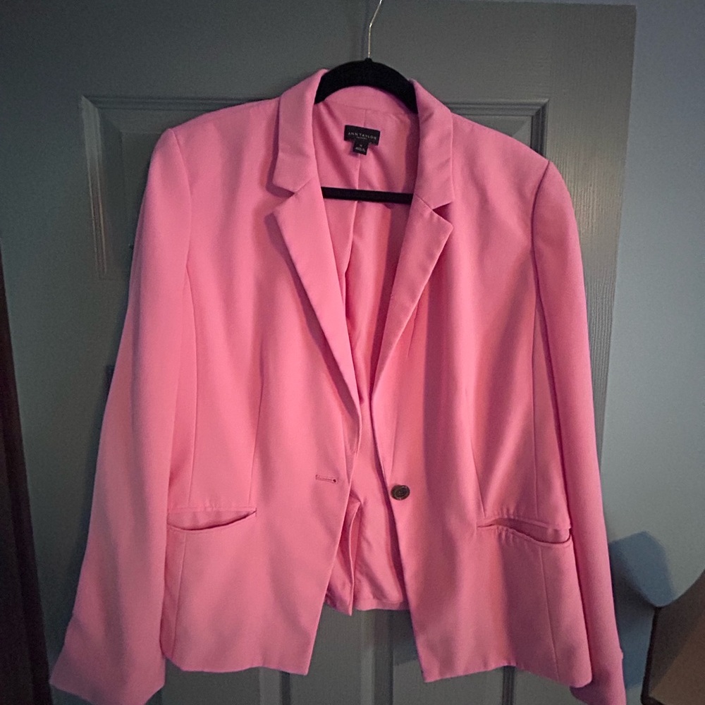 Ann Taylor Pink Tailored Women's Blazer